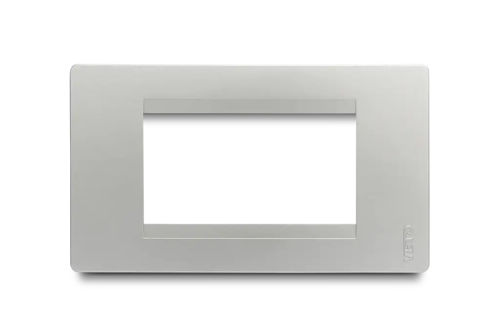 Placa Stilo 3H Plateada. Premium