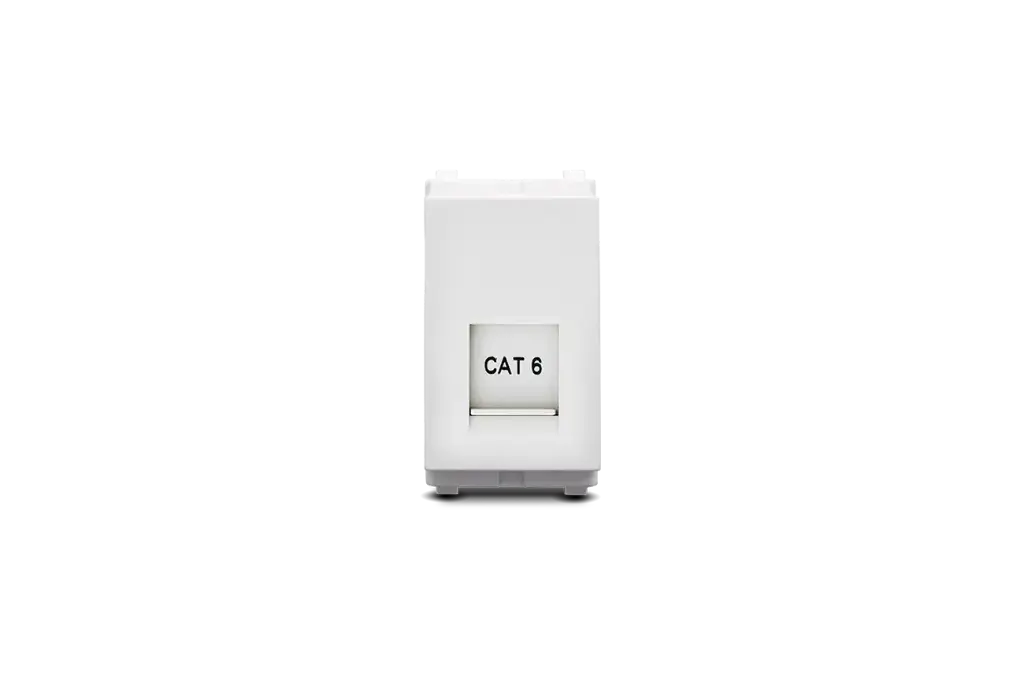 TACO JACK DATOS RJ45 CAT 6 BLANCO PREMIUM