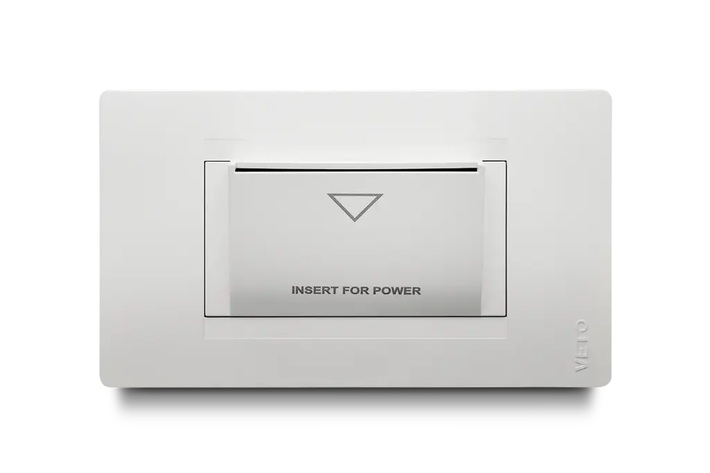 Interruptor Tarjetero 30A Bl. Premium