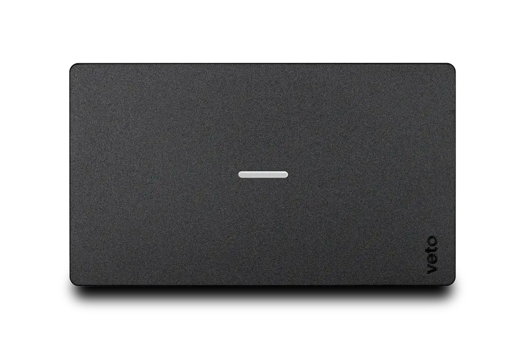 Conmutador Inteligente Simple Wifi Negro Premium