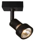 Spot 1L Moderno Aluminio Negro GU10