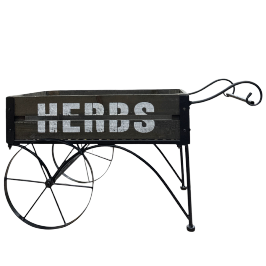 Macetero Carreta - 63x32x32cm