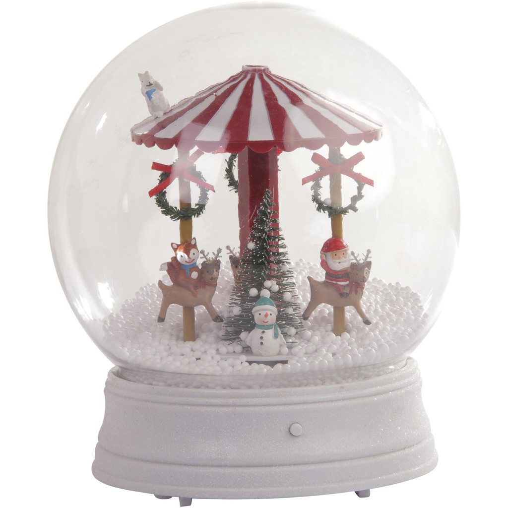 BOLA NAVIDAD C/LUZ/MUSIC - MEDIDAS: 21X24CM