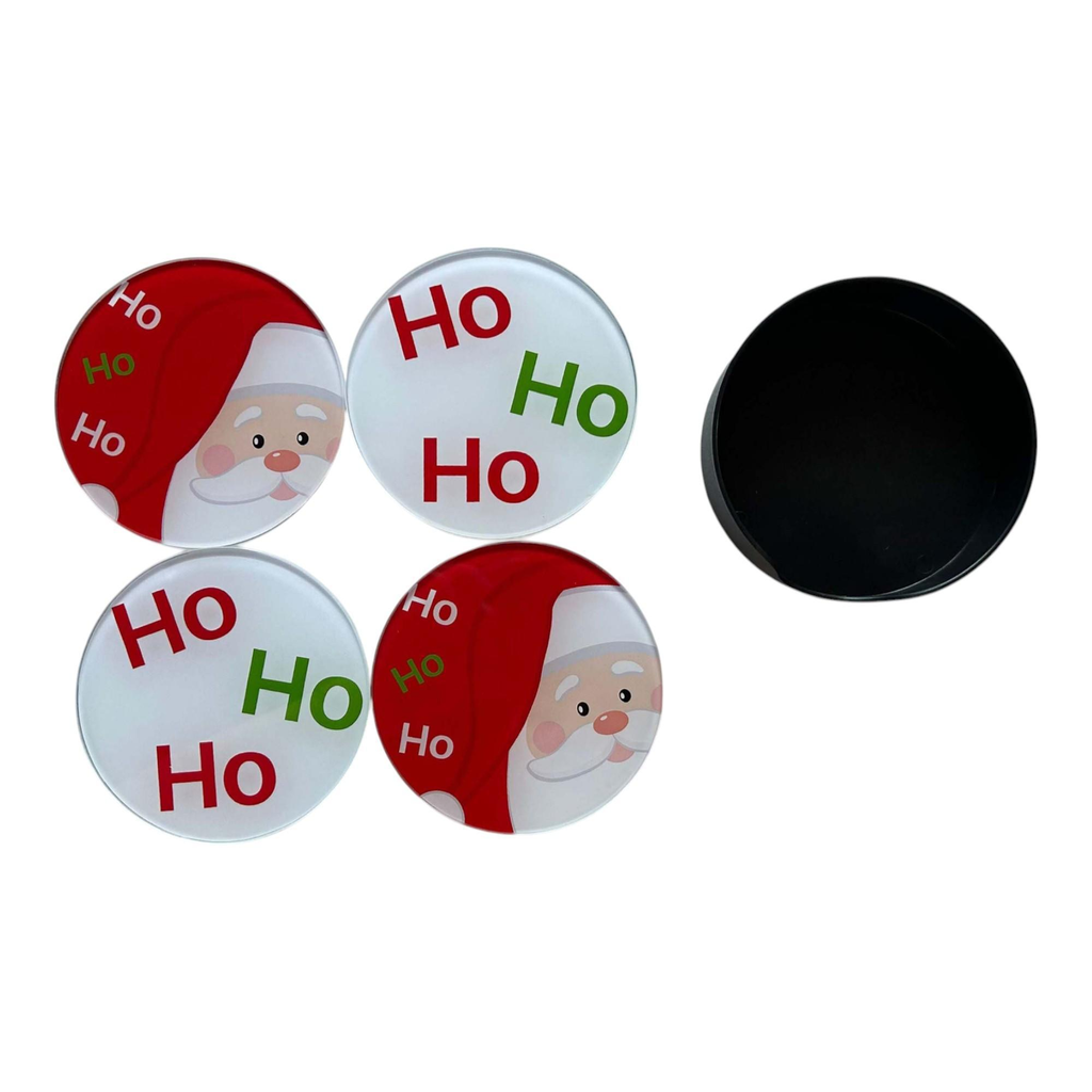 JGO. PORTAVASOS 5PZ - MEDIDAS: 10.5X10.5X2.2CM