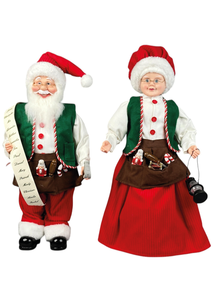 JGO. SANTA / MAMA SANTA 2PZ - MEDIDAS: 20X15.5X45CM