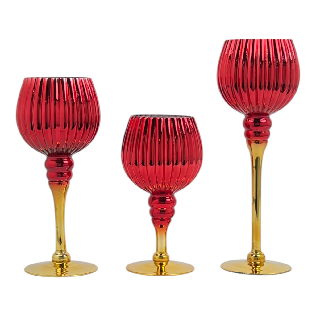 JGO CANDELABROS 3PZ - MEDIDAS: 10X10CM