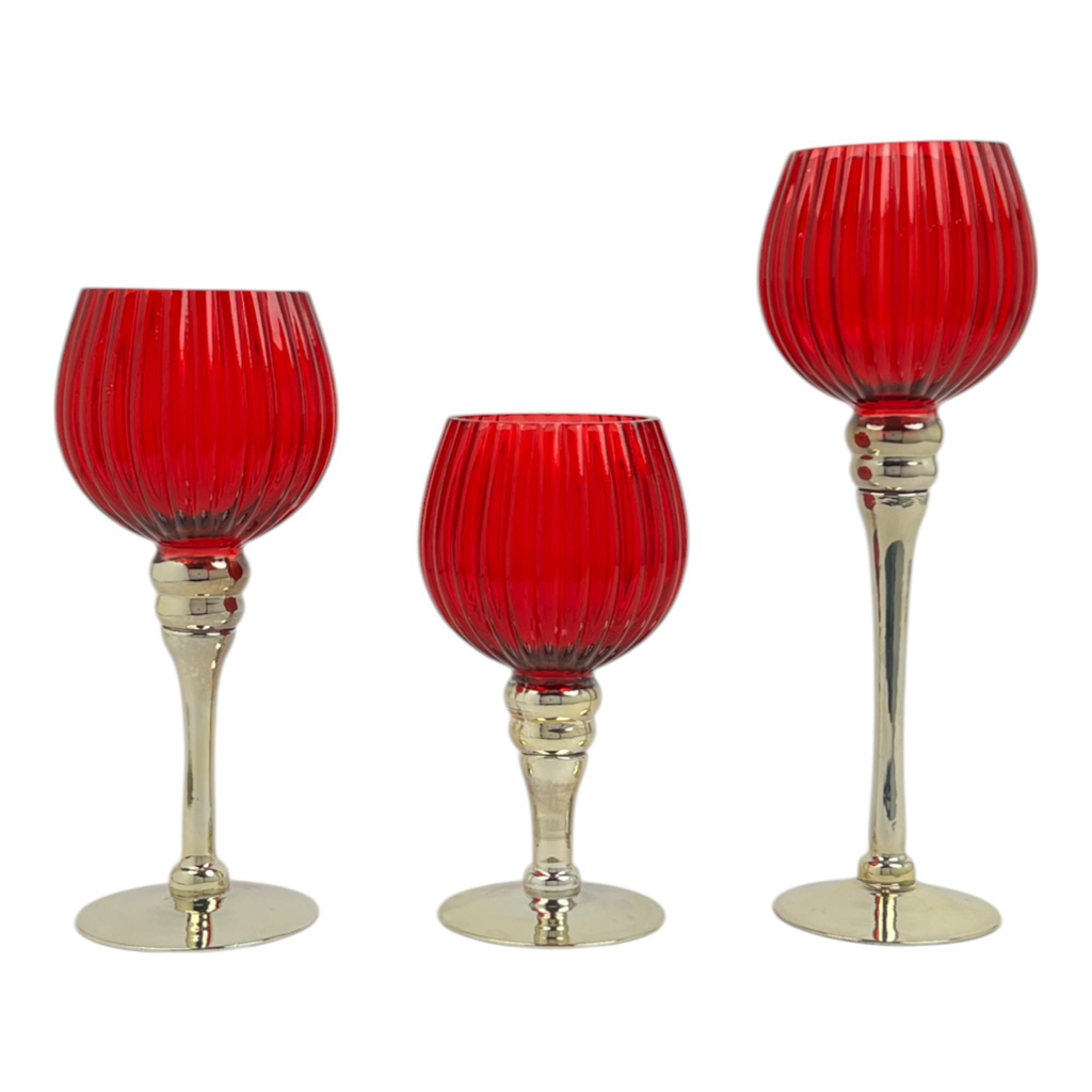 JGO CANDELABROS 3PZ - MEDIDAS: 10X10CM