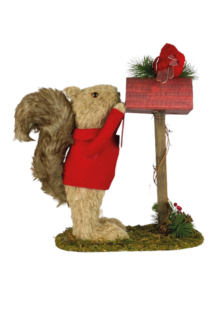 ARDILLA NAVIDAD - MEDIDAS: 18X40X42CM