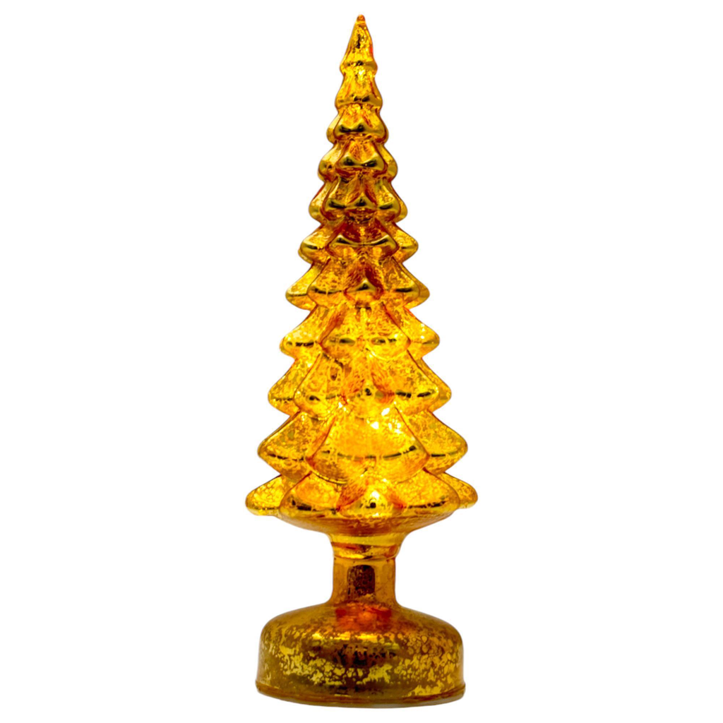 ARBOL DE NAVIDAD C/LUZ - MEDIDAS: 8X8X22.50CM