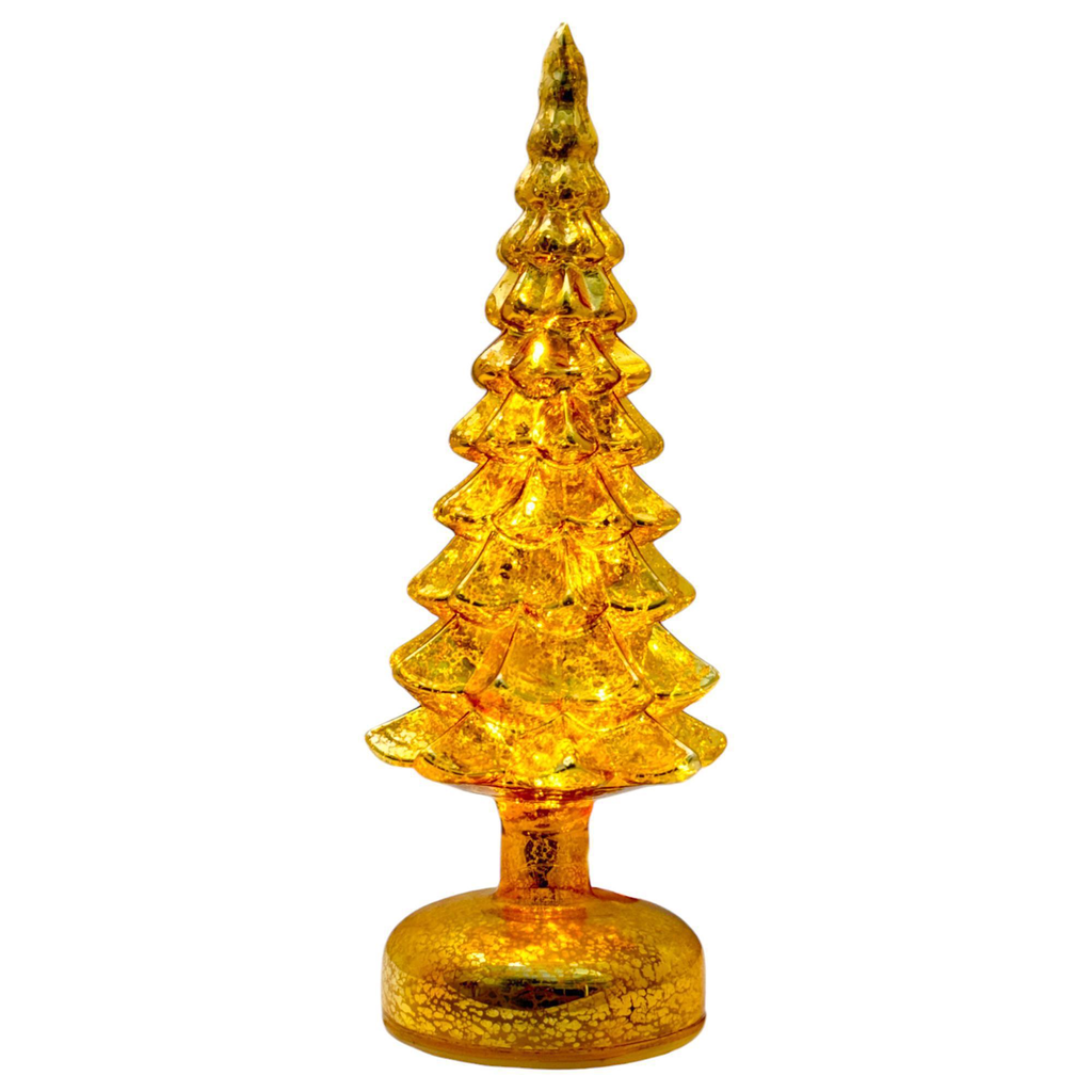 ARBOL DE NAVIDAD C/LUZ - MEDIDAS: 10X10X26.50CM