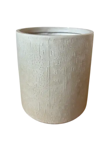 [155162] Maceta Fibra Barro Redondo T/Conica Mediana (37x37x42.5)cm P66 Arena