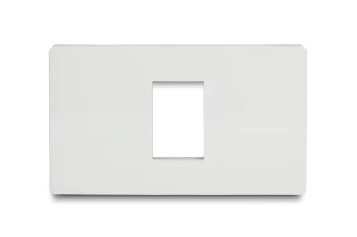 [PRE16405] Placa 1 Hueco Blanco Premium