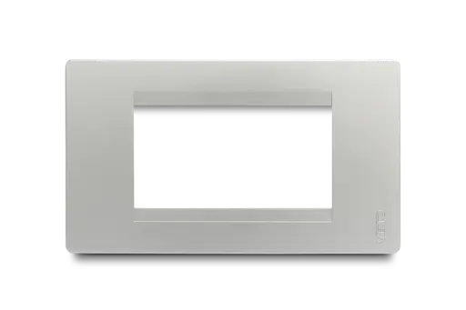 [PRE15316] Placa Plateada C/Bast Negro Premium Stilo