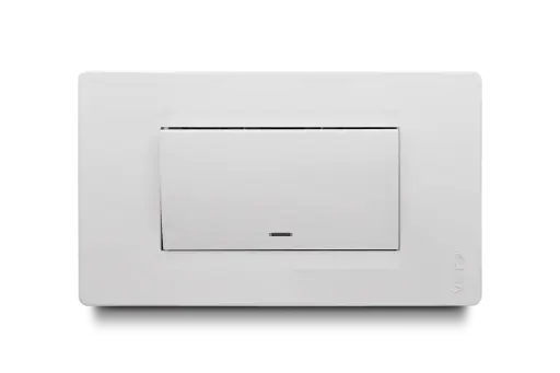 [PRE29139] Conmutador Simple Premium Balancin Ancho Blanco