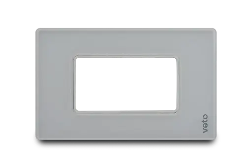 [PRE29573] Placa Toma C/Bast Vidrio Blanco Premium Stilo