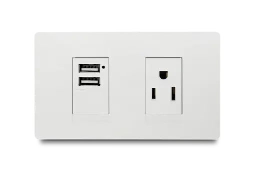 [PRE16788] Toma Mixto Toma+2 Usb A Blanco Veto Premium