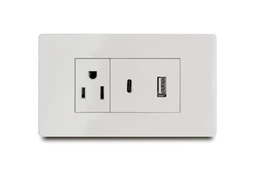 [PRE30692] TOMA MIXTO TOMA+2 USB A+C BL. PREMIUM