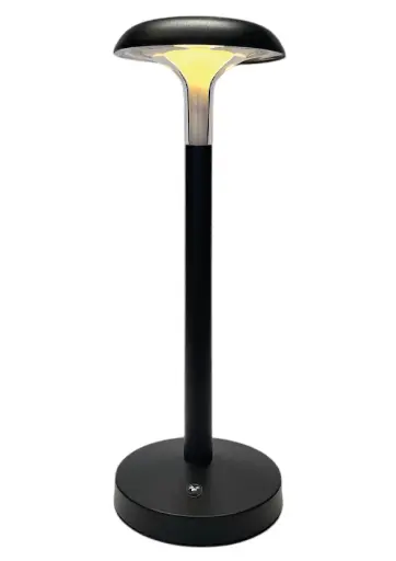 [6980000007442] Lámpara LED Táctil Negra - 30x10.5cm