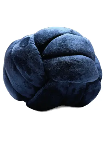 [7862114211030] Cojín Nudo Azul - 36X36CM