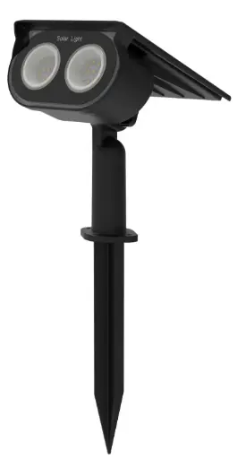 [035015] Estaca/Aplique Pared Solar Led 150lm 3k (215x141x73)mm IP65