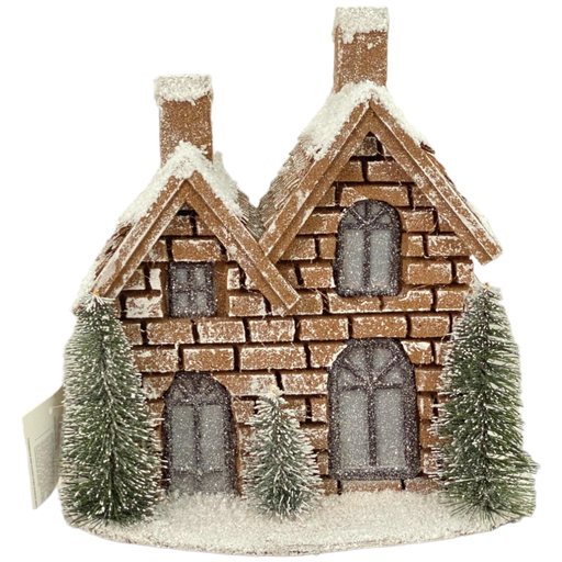[7450209025749] CASA NAVIDAD C/LUZ - MEDIDAS: 27X17.5X26CM