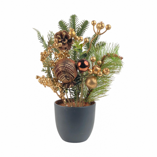 [7450209337033] PLANTA C/MACETA - MEDIDAS: 14X24X30CM