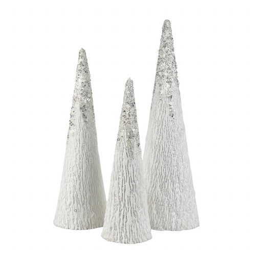 [7450209337330] JGO. CONOS NAVIDAD 3PZ - MEDIDAS: 18X18X62CM