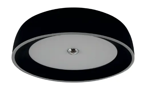 [200146] Lamp. Colg. Led T/Plafon 3 Tonos 30W Negro+Blanco